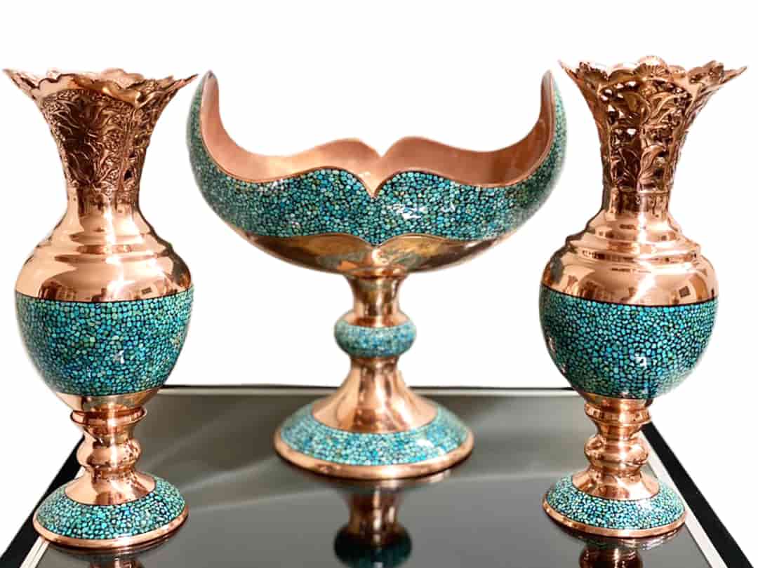 خرید و قیمت ظروف فیروزه کوبی + فروش صادراتی